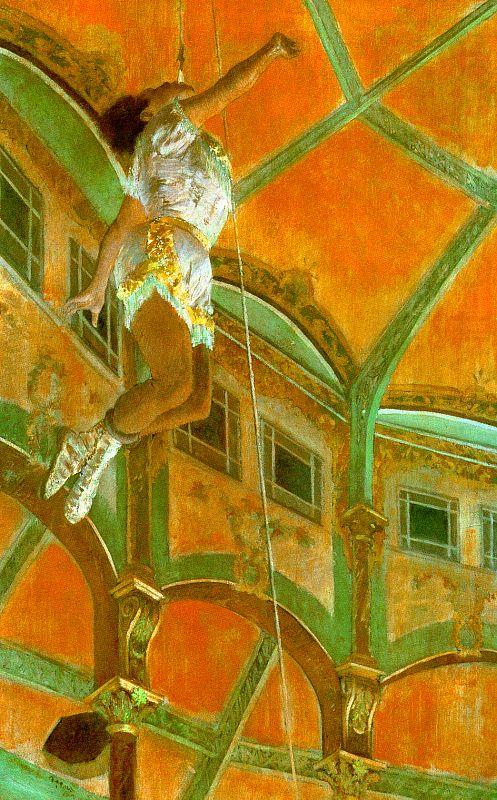 Edgar Degas La La at the Cirque Fernando china oil painting image